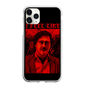Чехол для iPhone 11 Pro матовый с принтом Пабло (I feel Like Escobar) в Тюмени, Силикон |  | барон | вещество | власть | глюк | дурман | зависимость | игла | кайф | кофеин | любовь | мак | морф | пабло | флекс | хайп