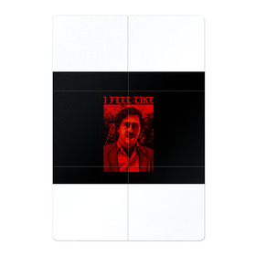 Магнитный плакат 2Х3 с принтом Пабло (I feel Like Escobar) в Тюмени, Полимерный материал с магнитным слоем | 6 деталей размером 9*9 см | Тематика изображения на принте: барон | вещество | власть | глюк | дурман | зависимость | игла | кайф | кофеин | любовь | мак | морф | пабло | флекс | хайп