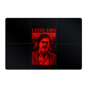 Магнитный плакат 3Х2 с принтом Пабло (I feel Like Escobar) в Тюмени, Полимерный материал с магнитным слоем | 6 деталей размером 9*9 см | барон | вещество | власть | глюк | дурман | зависимость | игла | кайф | кофеин | любовь | мак | морф | пабло | флекс | хайп