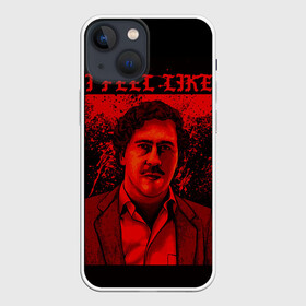 Чехол для iPhone 13 mini с принтом Пабло (I feel Like Escobar) в Тюмени,  |  | барон | вещество | власть | глюк | дурман | зависимость | игла | кайф | кофеин | любовь | мак | морф | пабло | флекс | хайп