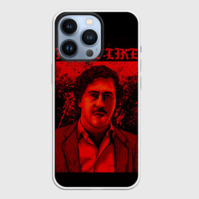 Чехол для iPhone 13 Pro с принтом Пабло (I feel Like Escobar) в Тюмени,  |  | Тематика изображения на принте: барон | вещество | власть | глюк | дурман | зависимость | игла | кайф | кофеин | любовь | мак | морф | пабло | флекс | хайп