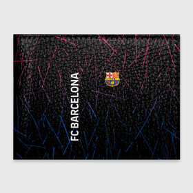 Обложка для студенческого билета с принтом BARSELONA. в Тюмени, натуральная кожа | Размер: 11*8 см; Печать на всей внешней стороне | Тематика изображения на принте: fc | fc barcelona | football | football club | sport | барса | испанский футбольный клуб | спорт | уефа | униформа | фирменные цвета | фк | фк барселона | футбол | футбольный клуб