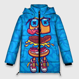 Женская зимняя куртка 3D с принтом Бутерброд монстрик (граффити) в Тюмени, верх — 100% полиэстер; подкладка — 100% полиэстер; утеплитель — 100% полиэстер | длина ниже бедра, силуэт Оверсайз. Есть воротник-стойка, отстегивающийся капюшон и ветрозащитная планка. 

Боковые карманы с листочкой на кнопках и внутренний карман на молнии | баллончик | буквы | вандализм | годзилла | графит | динозавр | еда | забор | зверь | зомби | ке | кепка | корпорация | краска | кровать | надписи | надпись | ночь | рисунок | роспись | стена | стены