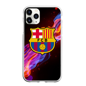 Чехол для iPhone 11 Pro Max матовый с принтом FC BARCELONA (BARCA) в Тюмени, Силикон |  | Тематика изображения на принте: barca | barcelona | fc barca | барка | барселона