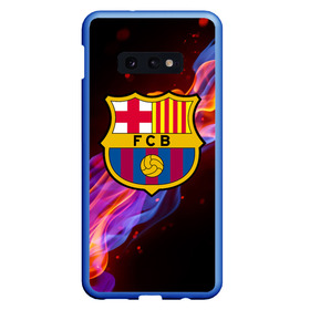 Чехол для Samsung S10E силиконовый с принтом FC BARCELONA (BARCA) в Тюмени, Силикон | Область печати: задняя сторона чехла, без боковых панелей | barca | barcelona | fc barca | барка | барселона