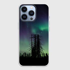 Чехол для iPhone 13 Pro с принтом Северное сияние в Тюмени,  |  | дерево | деревья | звезда | звездное | звезды | космический | космос | космосе | кусты | лес | леса | лесной | лучи | небо | ночное | ночь | природа | север | северное | сияние | сиянием | сияния