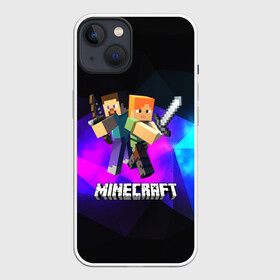 Чехол для iPhone 13 с принтом MINECRAFT NEON в Тюмени,  |  | craft | creeper | dungeon | dungeons | earth | game | logo | mine | minecraft | mobile | online | дунгеонс | земля | зомби | игра | крипер | лого | майкрафт | майнкрафт | мобайл | онлайн | подземелье | подземелья