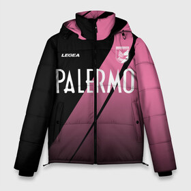 Мужская зимняя куртка 3D с принтом PALERMO FC в Тюмени, верх — 100% полиэстер; подкладка — 100% полиэстер; утеплитель — 100% полиэстер | длина ниже бедра, свободный силуэт Оверсайз. Есть воротник-стойка, отстегивающийся капюшон и ветрозащитная планка. 

Боковые карманы с листочкой на кнопках и внутренний карман на молнии. | Тематика изображения на принте: fc | football | fotball club | palermo | palermo fc | palermo football club | palermo uniform | sport | палермо | палермо форма | палермо футбольный клуб | спорт | спортивные | униформа | фирменые цвета | фк | футбол | футбольный клуб