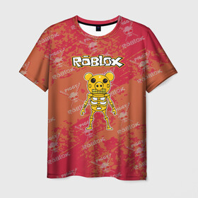 Мужская футболка 3D с принтом Свинка Пигги из Roblox в Тюмени, 100% полиэфир | прямой крой, круглый вырез горловины, длина до линии бедер | pig | piggi | roblox | svinka | игра | пигги