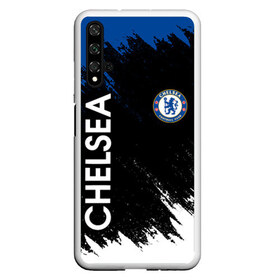 Чехол для Honor 20 с принтом CHELSEA в Тюмени, Силикон | Область печати: задняя сторона чехла, без боковых панелей | Тематика изображения на принте: chelsea | fc | football | football club | sport | английский футбольный клуб | лондон | спорт | уефа | униформа | фирменные цвета | фк | фулема | футбол | футбольный клуб | челси