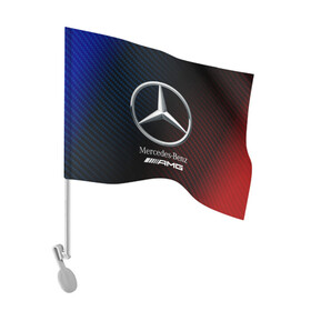 Флаг для автомобиля с принтом MERCEDES / МЕРСЕДЕС в Тюмени, 100% полиэстер | Размер: 30*21 см | amg | auto | bens | benz | logo | merc | mercedes | mercedes benz | mersedes | moto | new | star | vthctltc | авто | амг | бенц | звезда | класс | лого | логотип | мерин | мерс | мерседес | мерседес бенц | мото | новый | символ | символы | ьуксуву