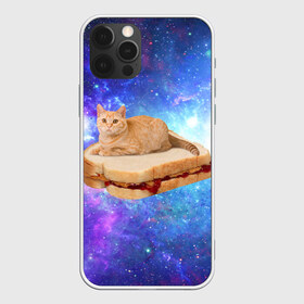 Чехол для iPhone 12 Pro Max с принтом Кот в космосе в Тюмени, Силикон |  | cat | cats | space | бутерброд | грозовой кошак | джем | киса | киска | космос | кошак | кошка