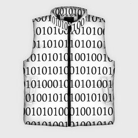 Мужской жилет утепленный 3D с принтом 101 в Тюмени,  |  | 101 | binary code | machine language | programming | двоичный код | программирования