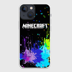 Чехол для iPhone 13 mini с принтом Minecraft в Тюмени,  |  | craft | creeper | dungeon | dungeons | earth | game | logo | mine | minecraft | mobile | online | дунгеонс | земля | зомби | игра | крипер | лого | майкрафт | майнкрафт | мобайл | онлайн | подземелье | подземелья