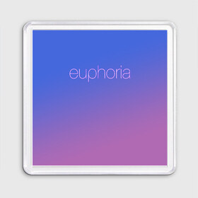 Магнит 55*55 с принтом Euphoria в Тюмени, Пластик | Размер: 65*65 мм; Размер печати: 55*55 мм | Тематика изображения на принте: euphoria | hunter schafer | jules vaughn | rue bennett | zendaya | джулиус | джулс вон | зендайа | зендая | ру беннет | хантер шафер | эйфория