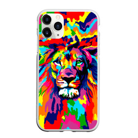 Чехол для iPhone 11 Pro матовый с принтом Лев Artistic Art в Тюмени, Силикон |  | king | lion | neon | африка | голова | граффити | грива | дикий | животные | зверь | зодиак | картина | король | краски | красочный | лев | львенок | львиное | львица | неон | неоновые | радуга | радужный | рисунок