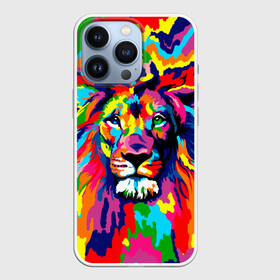 Чехол для iPhone 13 Pro с принтом Лев Artistic Art в Тюмени,  |  | king | lion | neon | африка | голова | граффити | грива | дикий | животные | зверь | зодиак | картина | король | краски | красочный | лев | львенок | львиное | львица | неон | неоновые | радуга | радужный | рисунок