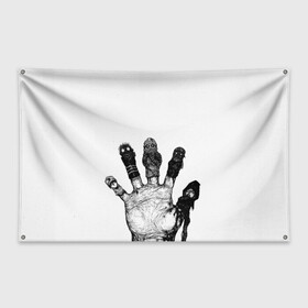 Флаг-баннер с принтом Dorohedoro в Тюмени, 100% полиэстер | размер 67 х 109 см, плотность ткани — 95 г/м2; по краям флага есть четыре люверса для крепления | dorohedoro | kaiman | дорохэдоро | манга