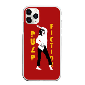 Чехол для iPhone 11 Pro матовый с принтом Pulp Fiction в Тюмени, Силикон |  | Тематика изображения на принте: актеры | бандиты | боевик | бульварное | винсент | герои | девяностые | джулс | знаменитости | кинофильм | комедия | криминал | криминальное | лихие | логотип | миа | персонажи | преступники | ретро