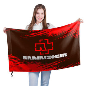 Флаг 3D с принтом RAMMSTEIN / РАМШТАЙН в Тюмени, 100% полиэстер | плотность ткани — 95 г/м2, размер — 67 х 109 см. Принт наносится с одной стороны | Тематика изображения на принте: hfvinfqy | lindeman | lindemann | logo | metal | music | rammstein | ramstein | rock | til | till | группа | концерт | концерты | кфььыеушт | линдеман | линдеманн | лого | логотип | логотипы | метал | музыка | раммштайн | рамштайн | рок | символ