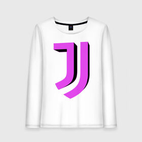 Женский лонгслив хлопок с принтом Juventus 3D Logo Fuchsia (2021) в Тюмени, 100% хлопок |  | 0x000000123 | juve | juventus | ronaldo | юве | ювентус