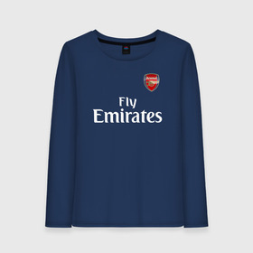 Женский лонгслив хлопок с принтом ARSENAL в Тюмени, 100% хлопок |  | arsenal | arsenal uniform | aubameyang | champions league | england | fc | football club | sport | англия | арсенал | лига чемпионов | лондон | обамеянг | премьер лига | спортивные | униформа | фирменые цвета | фк | футбольный клуб