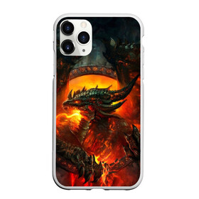 Чехол для iPhone 11 Pro Max матовый с принтом Огненный Дракон в Тюмени, Силикон |  | drag | dragon | арт | динамическое | динозавр | дракон | красивое | фантастика