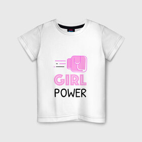 Детская футболка хлопок с принтом GRL PWR (Z) в Тюмени, 100% хлопок | круглый вырез горловины, полуприлегающий силуэт, длина до линии бедер | emancipatio | feminism | girl power | girl to the power | mint juleps | spice girls | девичья сила | детерминизм | дискриминации женщин | кретинизм | неравенства полов | фемина | феминизация | феминизм | феминистка | феминность