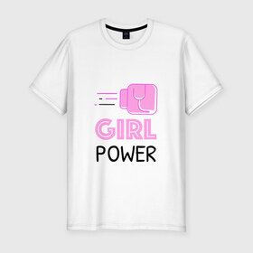 Мужская футболка премиум с принтом GRL PWR (Z) в Тюмени, 92% хлопок, 8% лайкра | приталенный силуэт, круглый вырез ворота, длина до линии бедра, короткий рукав | emancipatio | feminism | girl power | girl to the power | mint juleps | spice girls | девичья сила | детерминизм | дискриминации женщин | кретинизм | неравенства полов | фемина | феминизация | феминизм | феминистка | феминность
