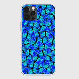 Чехол для iPhone 12 Pro Max с принтом Голубые бабочки в Тюмени, Силикон |  | angel | butterfly | pattern | summer | wings | ангел | бабочка | бабочки | животные | крылышки | крылья | летающие | летние | магия | махаон | мотылек | насекомые | небесные | неон | неоновые | паттерн | природа