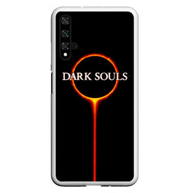 Чехол для Honor 20 с принтом Dark Souls в Тюмени, Силикон | Область печати: задняя сторона чехла, без боковых панелей | black sun | bonfire | dark souls | dark souls 3 | dark souls logo | ds 3 | game | souls | sun | you died | дарк соулз | дарк соулс | дарк соулс лого | дс 3 | затмение | игра | солнечное затмение | солнце | темная душа | темные души | черное