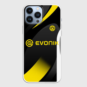 Чехол для iPhone 13 Pro Max с принтом BORUSSIA DORTMUND в Тюмени,  |  | Тематика изображения на принте: 09 | borussia | borussia dortmund | bvb | bvb 09 | dortmund | fc | football club | sport | боруссия | дортмунд | спортивные | униформа | фирменые цвета | фк | футбольный клуб