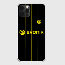 Чехол для iPhone 12 Pro Max с принтом BORUSSIA DORTMUND в Тюмени, Силикон |  | 09 | borussia | borussia dortmund | bvb | bvb 09 | dortmund | fc | football club | sport | боруссия | дортмунд | спортивные | униформа | фирменые цвета | фк | футбольный клуб