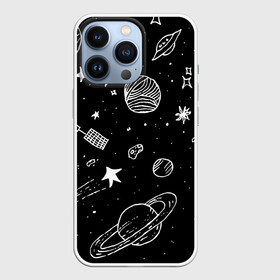 Чехол для iPhone 13 Pro с принтом Cosmos в Тюмени,  |  | comet | cosmos | moon | planet | satellite | saturn | space | star | weightlessness | звезда | комета | космос | луна | невесомость | планета | сатурн | спутник