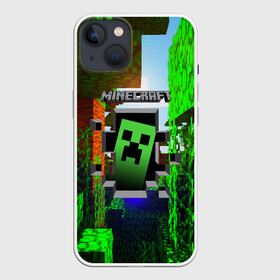 Чехол для iPhone 13 с принтом MINECRAFT   МАЙНКРАФТ в Тюмени,  |  | craft | creeper | dungeon | dungeons | earth | game | logo | mine | minecraft | minecraft dungeons | mobile | online | дунгеонс | земля | зомби | игра | крипер | лого | майкрафт | майнкрафт | онлайн | подземелье