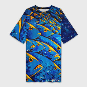 Платье-футболка 3D с принтом Рыбалка в Тюмени,  |  | fish | fishing | вода | друг | животные | крючок | лето | море | мужчина | озера | отдых | подарок | природа | рыба | рыбалка | рыбки | улов