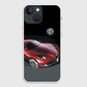Чехол для iPhone 13 mini с принтом Alfa Romeo в Тюмени,  |  | Тематика изображения на принте: alfa romeo | car | italy | motorsport | prestige | автоспорт | альфа ромео | италия | престиж