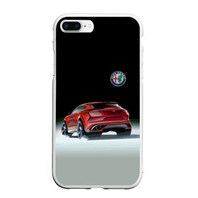 Чехол для iPhone 7Plus/8 Plus матовый с принтом Alfa Romeo в Тюмени, Силикон | Область печати: задняя сторона чехла, без боковых панелей | Тематика изображения на принте: alfa romeo | car | italy | motorsport | prestige | автоспорт | альфа ромео | италия | престиж