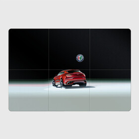 Магнитный плакат 3Х2 с принтом Alfa Romeo в Тюмени, Полимерный материал с магнитным слоем | 6 деталей размером 9*9 см | Тематика изображения на принте: alfa romeo | car | italy | motorsport | prestige | автоспорт | альфа ромео | италия | престиж
