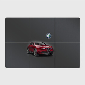 Магнитный плакат 3Х2 с принтом Alfa Romeo в Тюмени, Полимерный материал с магнитным слоем | 6 деталей размером 9*9 см | Тематика изображения на принте: alfa romeo | car | italy | prestige | автомобиль | альфа ромео | италия | престиж
