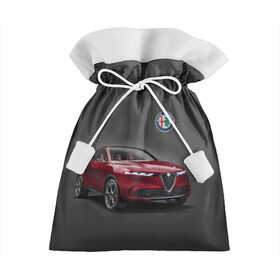 Подарочный 3D мешок с принтом Alfa Romeo в Тюмени, 100% полиэстер | Размер: 29*39 см | alfa romeo | car | italy | prestige | автомобиль | альфа ромео | италия | престиж