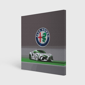 Холст квадратный с принтом Alfa Romeo motorsport в Тюмени, 100% ПВХ |  | Тематика изображения на принте: alfa romeo | car | italy | motorsport | prestige | автоспорт | альфа ромео | италия | престиж