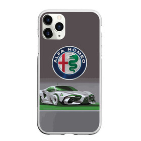 Чехол для iPhone 11 Pro Max матовый с принтом Alfa Romeo motorsport в Тюмени, Силикон |  | Тематика изображения на принте: alfa romeo | car | italy | motorsport | prestige | автоспорт | альфа ромео | италия | престиж