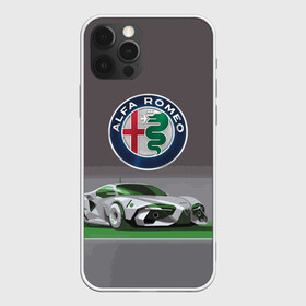 Чехол для iPhone 12 Pro Max с принтом Alfa Romeo motorsport в Тюмени, Силикон |  | Тематика изображения на принте: alfa romeo | car | italy | motorsport | prestige | автоспорт | альфа ромео | италия | престиж