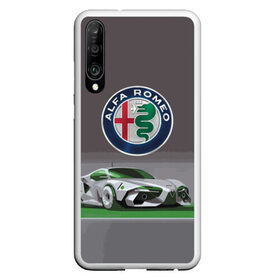 Чехол для Honor P30 с принтом Alfa Romeo motorsport в Тюмени, Силикон | Область печати: задняя сторона чехла, без боковых панелей | alfa romeo | car | italy | motorsport | prestige | автоспорт | альфа ромео | италия | престиж