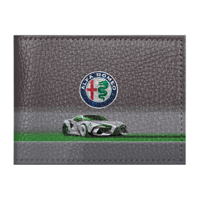 Обложка для студенческого билета с принтом Alfa Romeo motorsport в Тюмени, натуральная кожа | Размер: 11*8 см; Печать на всей внешней стороне | Тематика изображения на принте: alfa romeo | car | italy | motorsport | prestige | автоспорт | альфа ромео | италия | престиж