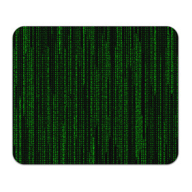 Коврик для мышки прямоугольный с принтом Matrix в Тюмени, натуральный каучук | размер 230 х 185 мм; запечатка лицевой стороны | matrix | интернет | код | компьютер | матрица | символы | хакер