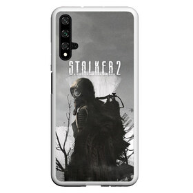 Чехол для Honor 20 с принтом STALKER 2 в Тюмени, Силикон | Область печати: задняя сторона чехла, без боковых панелей | Тематика изображения на принте: chernobyl | post apocalypse | pripyat | shooter | stalker | survival | zone | авария | мутанты | постапокалипсис | припять | сталкер | чернобыль | шутер