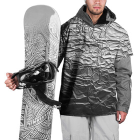 Накидка на куртку 3D с принтом Фольга в Тюмени, 100% полиэстер |  | Тематика изображения на принте: защита от вышек | фольга