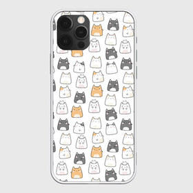 Чехол для iPhone 12 Pro Max с принтом Толстые котики в Тюмени, Силикон |  | Тематика изображения на принте: cute | japan | japanese | k pop | kawaii | korea | korean | детские | забавные | к поп | кавайные | кей поп | корейские | котики | коты | котята | котятки | кошки | милые | прикольные | пухленькие | пухлые | смешные | счастливые